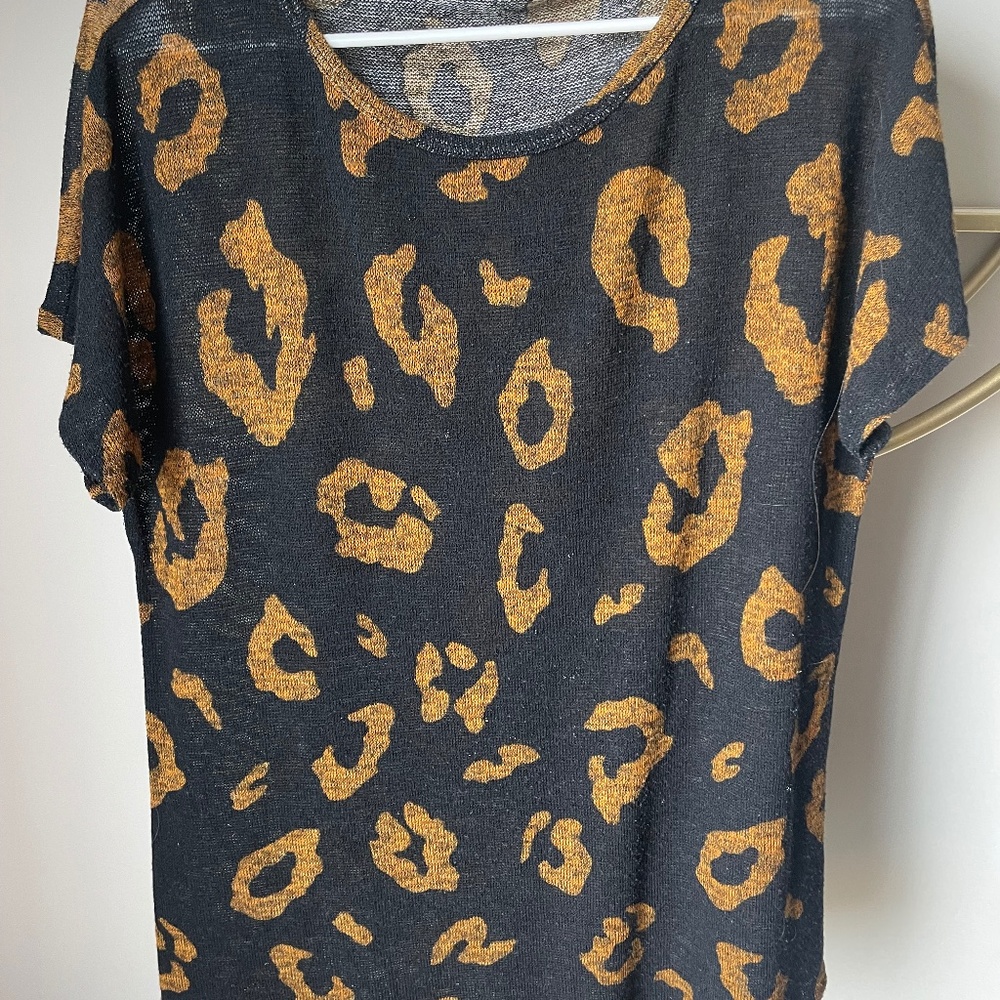 Cheetah Print Summer Sweater